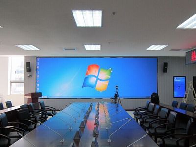 多媒体会议室P2全彩LED高清显示屏15平方米报价及多媒体制作服务概述
